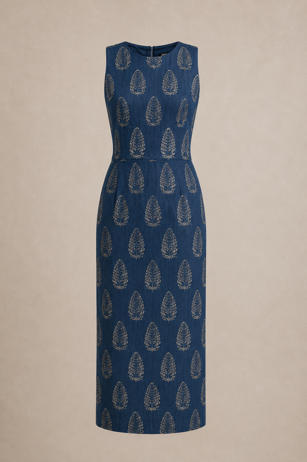 Ajrakh Cotton Midi Dress