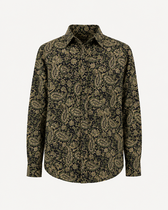 Pedana Kalamkari Cotton Shirt thumbnail 2