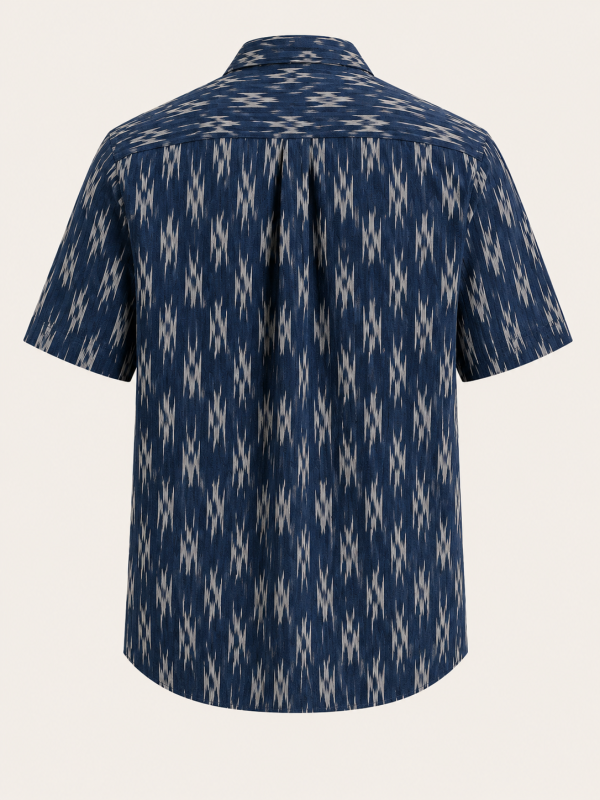 Pochampally Ikat Resort Shirt thumbnail 4